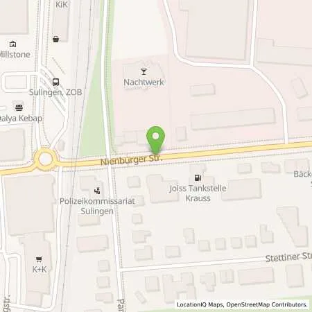 Standortübersicht der Tankstelle Joiss Tankstelle in 27232 Sulingen