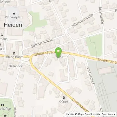 Standortübersicht der Tankstelle HTN Tankstelle Nienhaus in 46359 Heiden