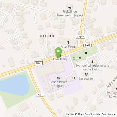 Standortübersicht der Tankstelle Siekmann & Koch GmbH (An der Aral Tankstelle) in 33813 Oerlinghausen/Helpup