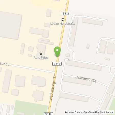 Standortübersicht der Tankstelle Auto Feige Vertrieb und Service GmbH in 02708 Löbau