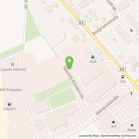 Standortübersicht der Tankstelle Autocentrum Stange in 63801 Kleinostheim