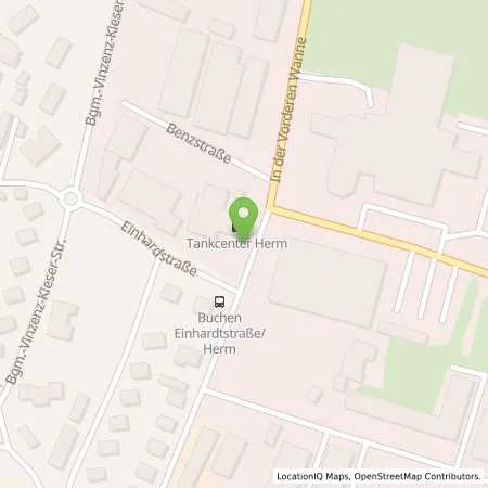 Standortübersicht der Tankstelle Tankcenter HERM in 74722 Buchen