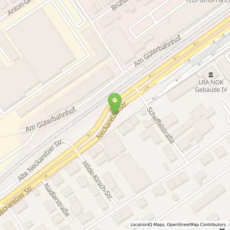 Standortübersicht der Tankstelle Shell Station HERM in 74821 Mosbach