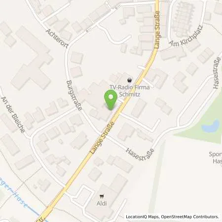 Standortübersicht der Tankstelle Westfalen-Tankstelle Anneken GmbH in 49632 Essen