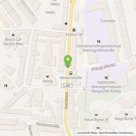 Standortübersicht der Tankstelle Autohaus Eylert GmbH in 42119 Wuppertal