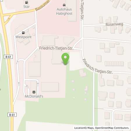 Standortübersicht der Autogas (LPG) Tankstelle: Jantson & Hocke KG Aral-Markenvertriebspartner in 27232, Sulingen