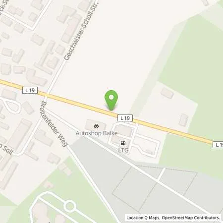 Standortübersicht der Tankstelle LTG Tankstelle in 38486 Klötze