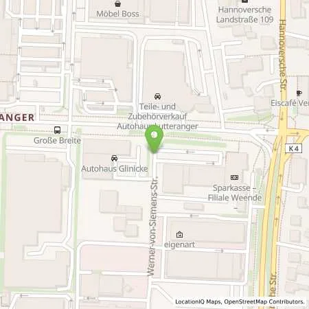 Standortübersicht der Tankstelle Nikken GbR in 37077 Göttingen