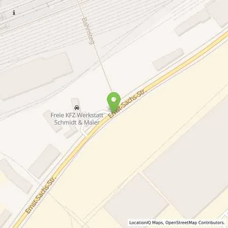 Standortübersicht der Tankstelle bft Tankstelle Walther in 97422 Schweinfurt