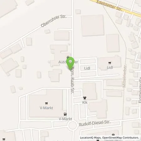 Standortübersicht der Tankstelle Auto Crew Thomas Mayer in 86470 Thannhausen