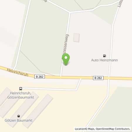 Standortübersicht der Autogas (LPG) Tankstelle: Auto Heinzmann in 07907, Schleiz