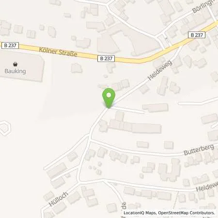 Standortübersicht der Tankstelle Potthoff & Prüschenk GmbH & Co. in 58566 Kierspe