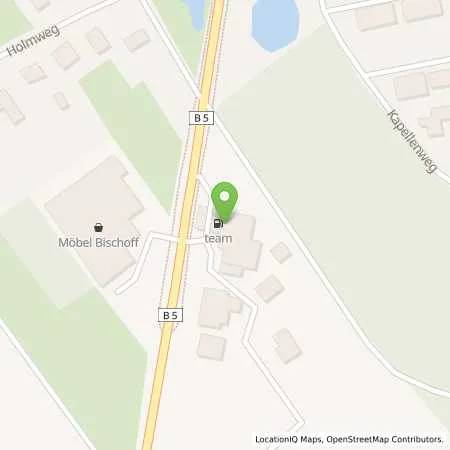 Standortübersicht der Tankstelle Autohaus Hunecke in 25842 Langenhorn