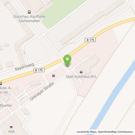 Standortübersicht der Autogas (LPG) Tankstelle: Autohaus B + L GmbH in 08371, Glauchau