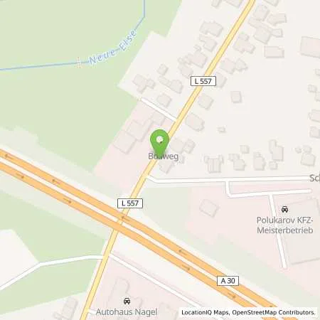 Standortübersicht der Tankstelle Tank-Center Halsterberg in 32257 Bünde