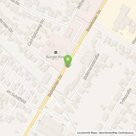 Standortübersicht der Tankstelle Markant-Tankstelle in 33378 Rheda-Wiedenbrück