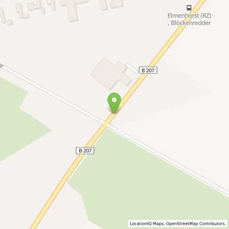 Standortübersicht der Autogas (LPG) Tankstelle: Nordoel-Tankstelle B207 in 21493, Elmenhorst