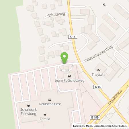 Standortübersicht der Autogas (LPG) Tankstelle: HEM Tankstelle in 24944, Flensburg-Ost