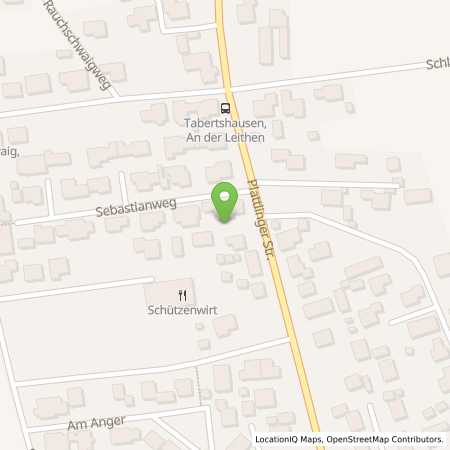 Standortübersicht der Autogas (LPG) Tankstelle: Autogastankstelle Ehrl in 94527, Aholming - Tabertshausen