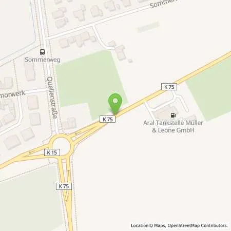 Standortübersicht der Tankstelle ARAL-Müller Lange-Autogas in 59556 Lippstadt