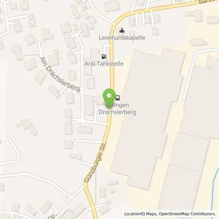 Standortübersicht der Tankstelle Auto Motorrad Service Rehle in 89362 Offingen