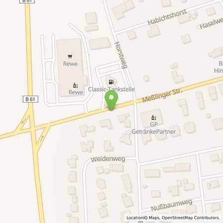 Standortübersicht der Autogas (LPG) Tankstelle: CLASSIC Tankstelle in 32469, Petershagen