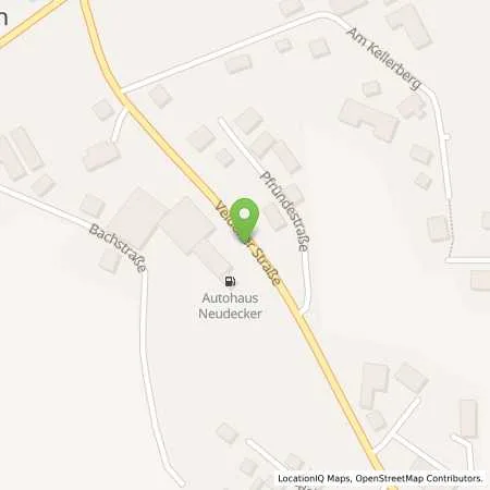 Standortübersicht der Tankstelle Autohaus Neudecker GmbH & Co. KG in 84169 Altfraunhofen