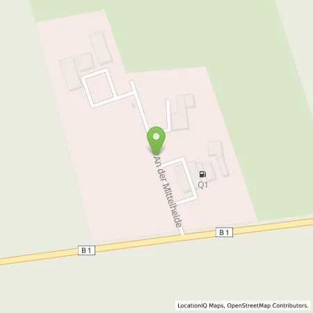Standortübersicht der Tankstelle Q1 Tankstelle Seeger in 39307 Roßdorf