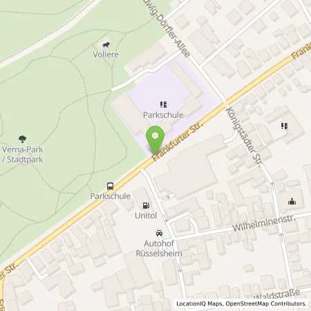 Standortübersicht der Tankstelle Unitol Tankstelle, S. Bektovic in 65428 Rüsselsheim