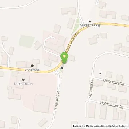 Standortübersicht der Tankstelle Autohaus Staggenborg in 49757 Werlte