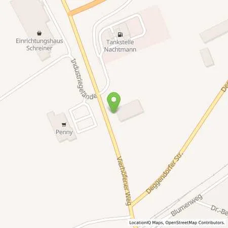 Standortübersicht der Tankstelle Freie Tankstelle Gerhard Nachtmann in 94522 Wallersdorf