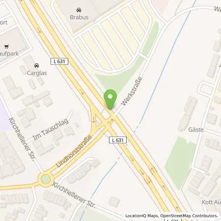 Standortübersicht der Tankstelle Tankport Bottrop Alette Buschmann in 46240 Bottrop