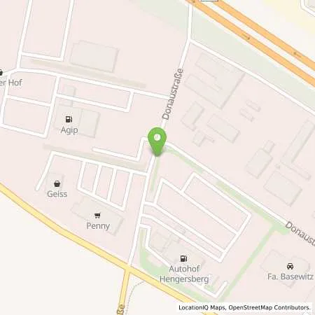 Standortübersicht der Tankstelle Agip Trucker Station (Autohof) in 94491 Hengersberg