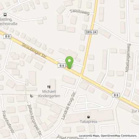 Standortübersicht der Tankstelle Billmeier Tank Shop GmbH in 94447 Plattling