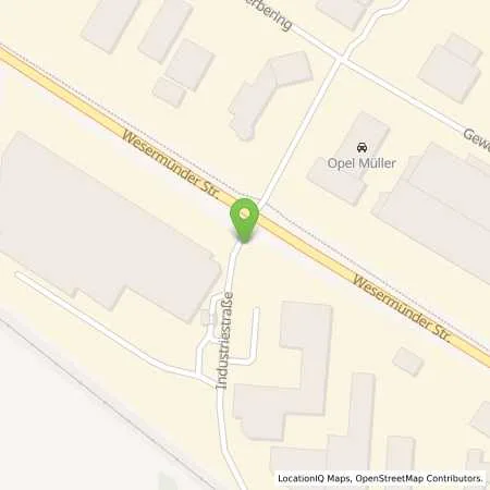 Standortübersicht der Tankstelle Raiffeisen-Tankstelle in 27432 Bremervörde