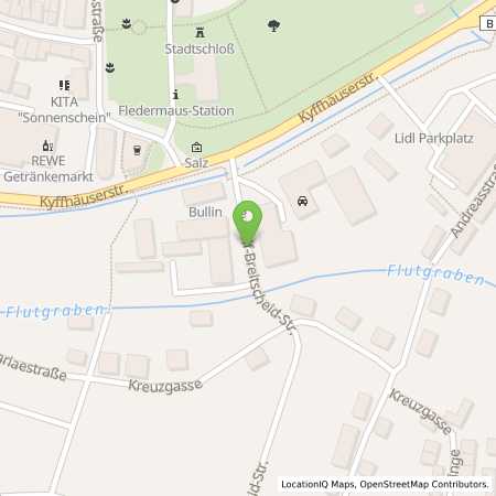 Standortübersicht der Autogas (LPG) Tankstelle: DB Tankstelle in 06567, Bad Frankenhausen