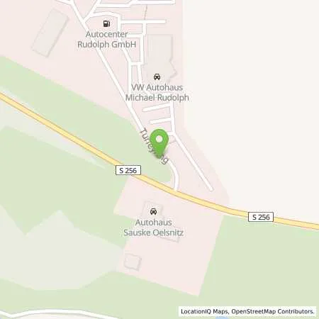 Standortübersicht der Tankstelle Autocenter Rudolph GmbH in 09376 Oelsnitz