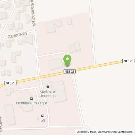 Standortübersicht der Tankstelle Sandmann - Hyundai in 97656 Oberelsbach