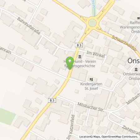 Standortübersicht der Tankstelle Total Station Ansgar Bär Subaru Vertragshändler in 77855 Achem (Önsbach)