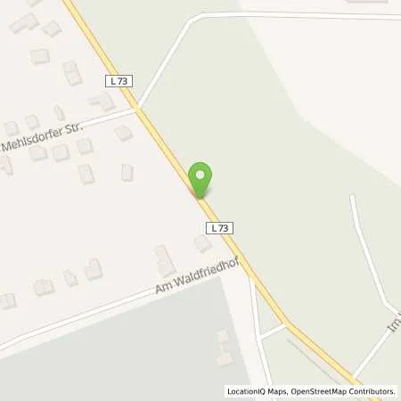 Standortübersicht der Tankstelle Sprint Tank in 14943 Luckenwalde