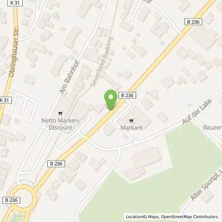 Standortübersicht der Tankstelle Raiffeisen Sauerland eG in 57392 Schmallenberg (Gleidorf)