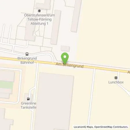 Standortübersicht der Tankstelle Südring Autoservice Lange GmbH in 14974 Ludwigsfelde