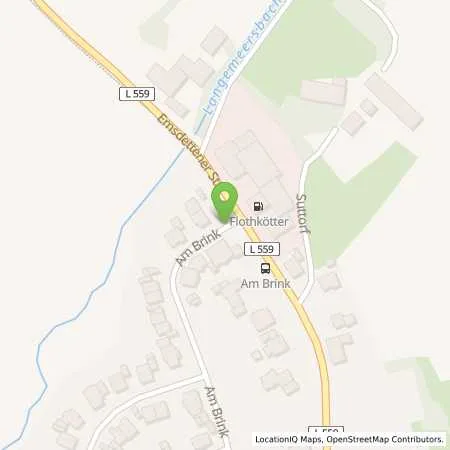 Standortübersicht der Tankstelle Paul Flothkötter Kraftfahrzeuge, Tankstelle in 48356 Nordwalde