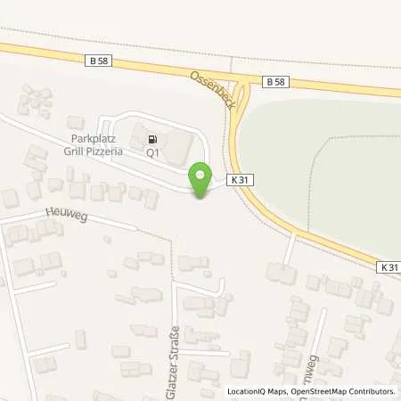 Standortübersicht der Tankstelle Q1 Tankstelle Dirk Jenner in 48317 Drensteinfurt