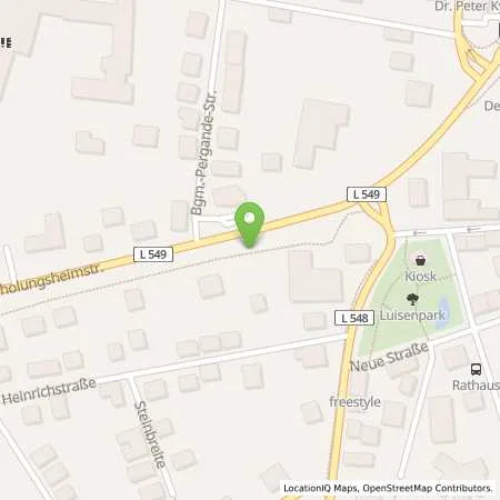 Standortübersicht der Tankstelle Tankstelle der Volksbank eG, in 37586 Dassel