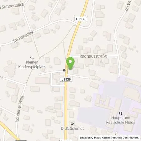 Standortübersicht der Tankstelle TOTAL-Tankstelle Ralf Pfannkoch in 63667 Nidda