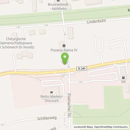 Standortübersicht der Tankstelle KP Petrol GmbH (TSK-Tankstelle) in 99974 Mühlhausen