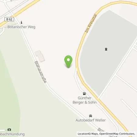 Standortübersicht der Tankstelle Günther Berger & Sohn in 57537 Wissen