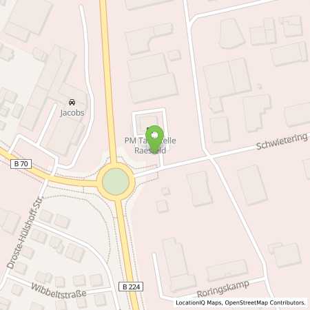 Standortübersicht der Autogas (LPG) Tankstelle: PM-Tankstelle in 46348, Raesfeld