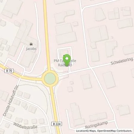 Standortübersicht der Tankstelle PM-Tankstelle in 46348 Raesfeld